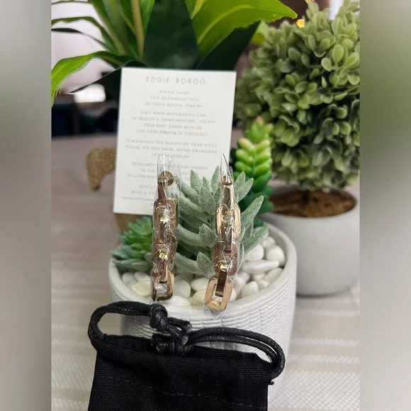 Eddie Borgo Supra Link Drop Earrings - Picture 4 of 6